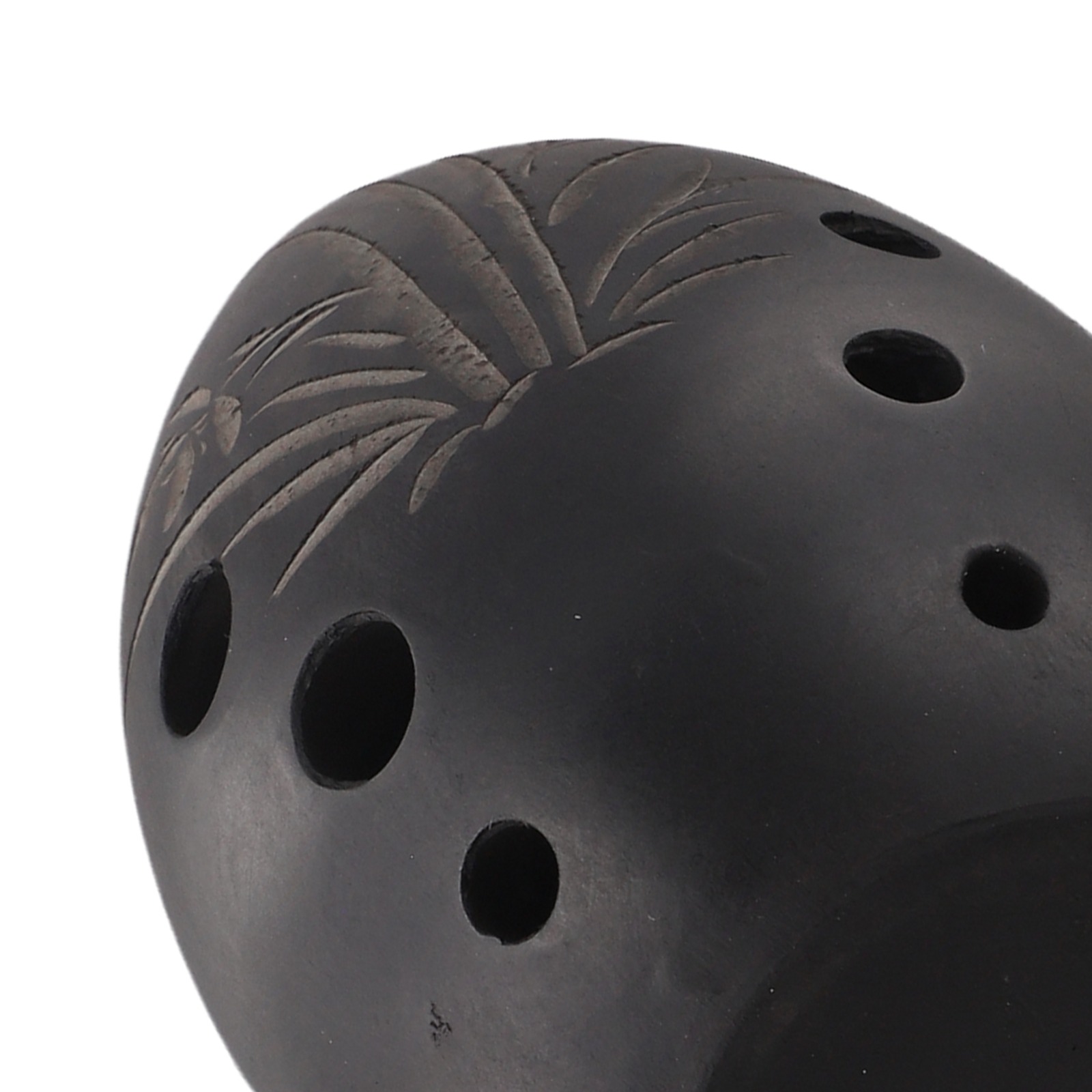 Musical Instrument Xun - Black 8 Hole Ocarina Clay Xun
