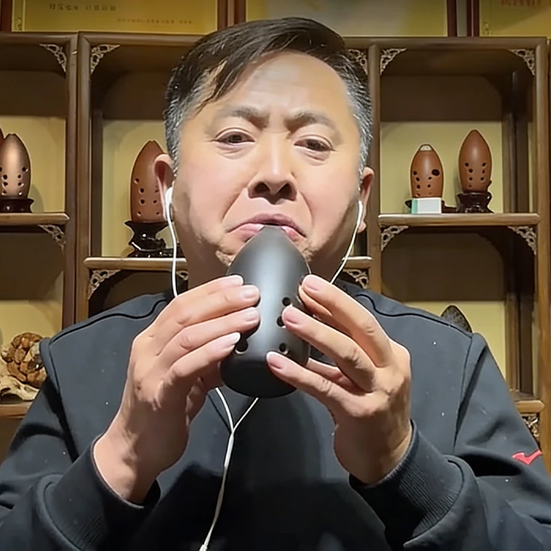 Musical Instrument Xun - Ocarina F-Tone G-Tone 8-Holes 10-Holes Pottery