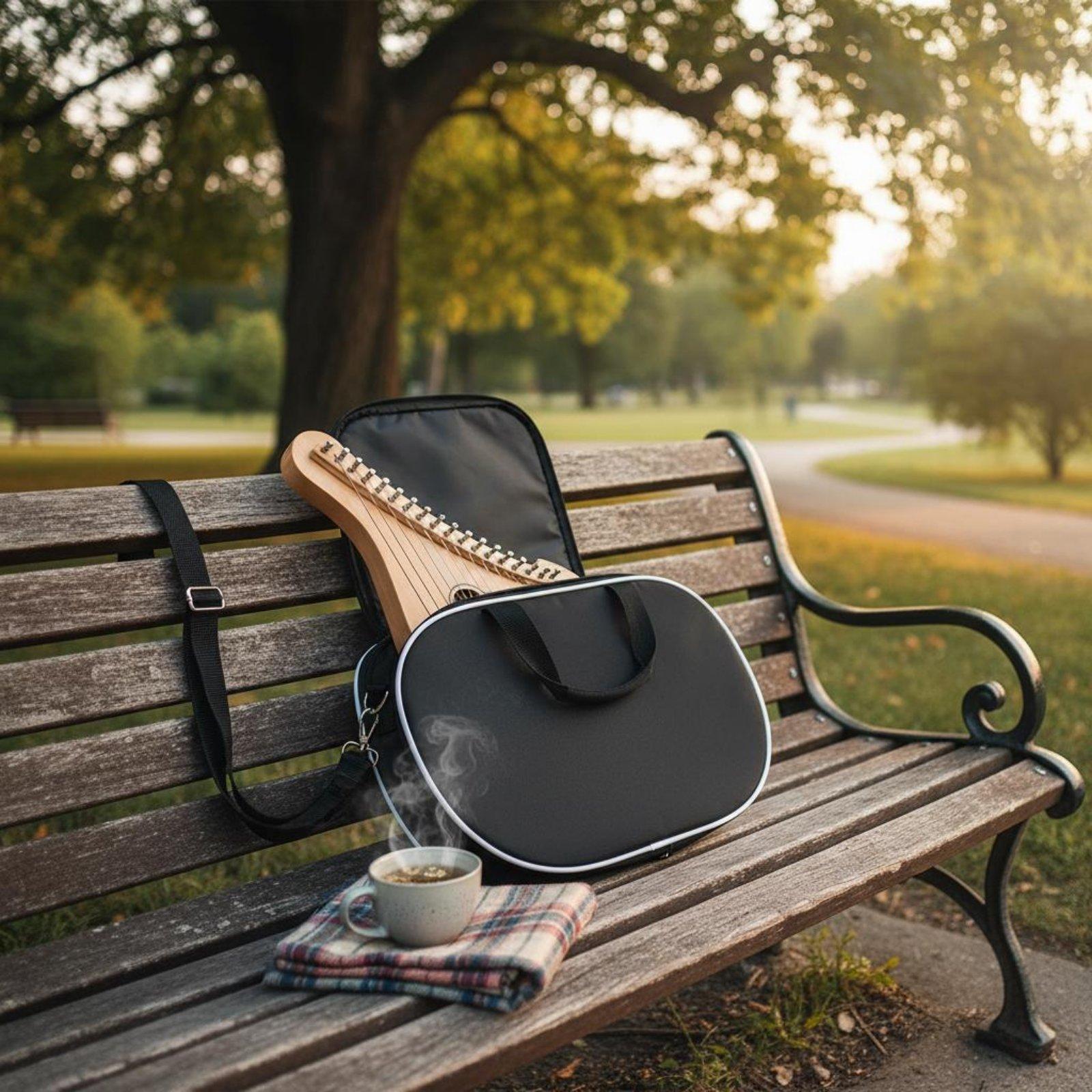 Musical Instrument Harp - Adjustable Strap Lyre Harp Bag Soft