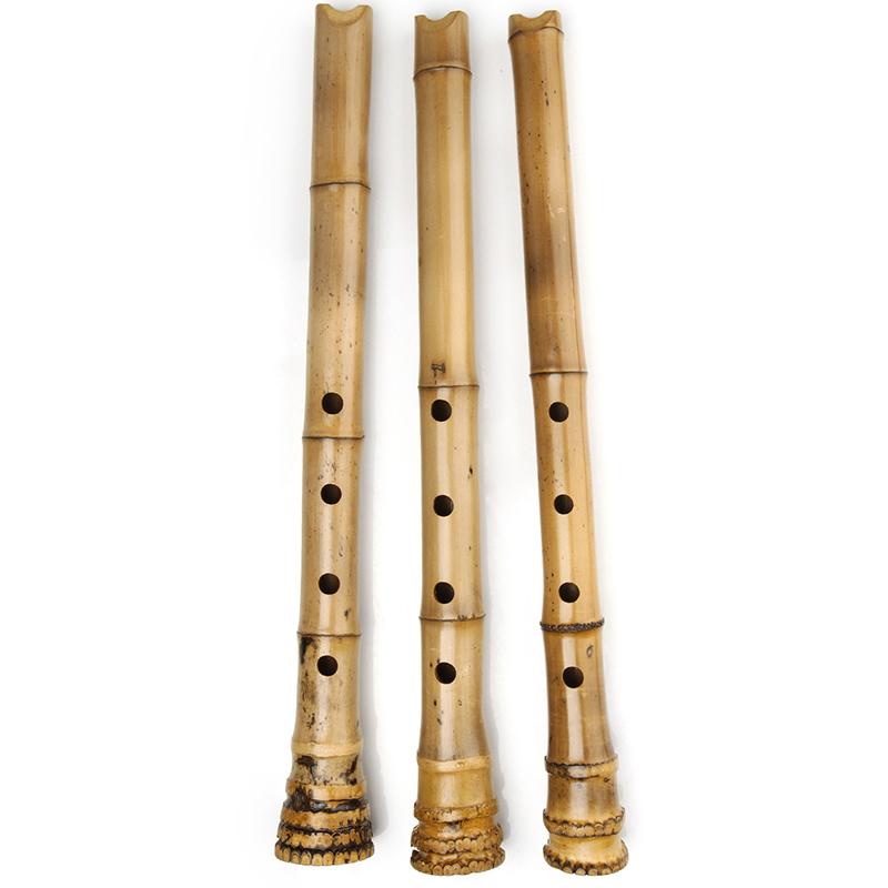 Shakuhachi Bamboo Flute - 5 Holes Handmade Natural Bamboo Shakuhachi