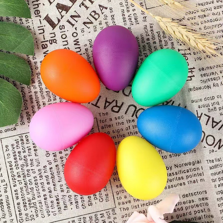 Musical Instruments Game - 2Pcs Plastic Egg Shakers Percussion Musical