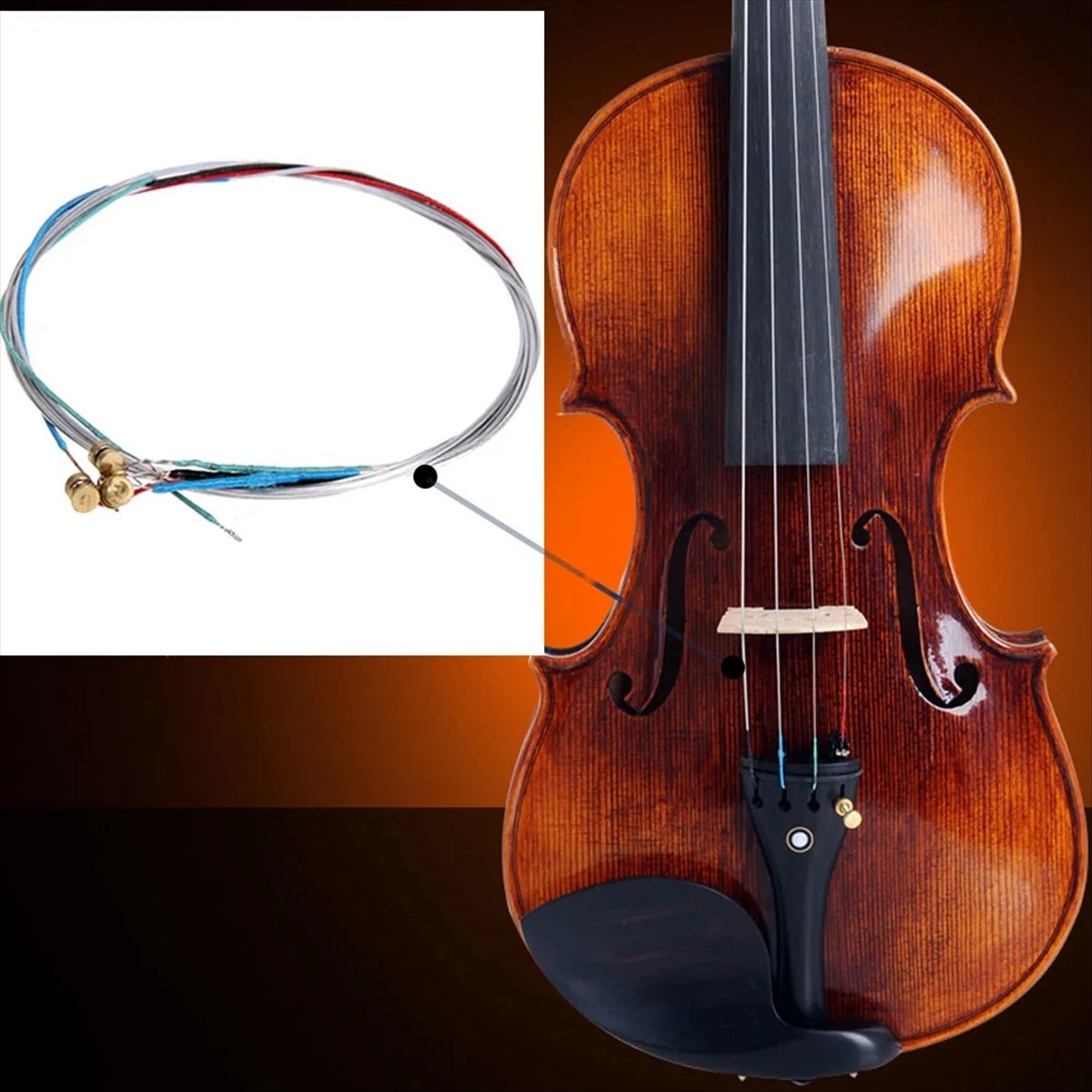 Musical Instrument Violin - ABPF Violin Strings 4/4 Professional Full