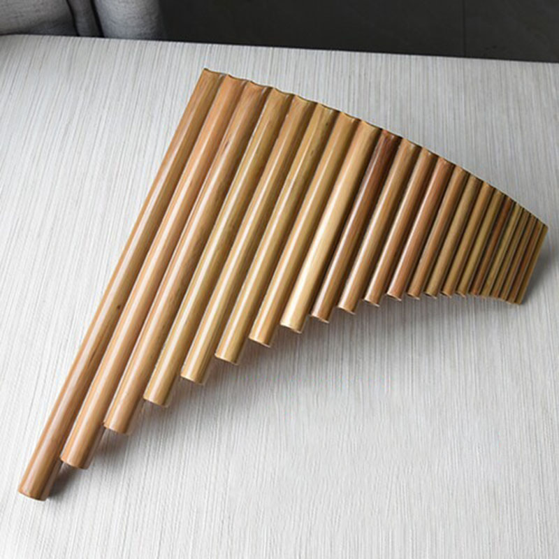 Shakuhachi Bamboo Flute - 15/22 Pipe Pan Flute C/G Key