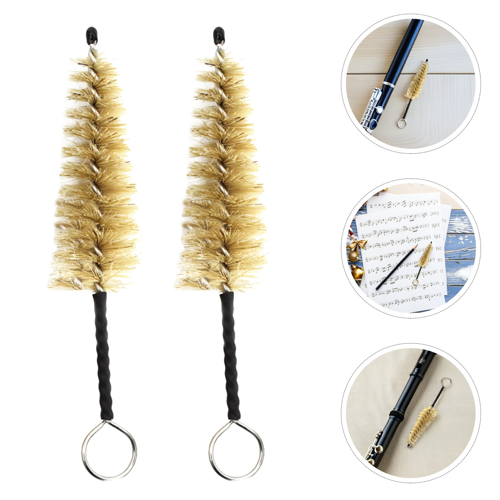 Musical Instrument Flute - 3Pcs Woodwind Mouthpiece Cleaning Brushes Clarinet