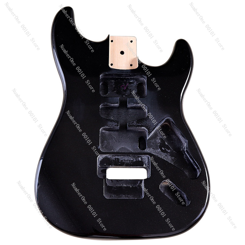 Musical Instrument You Shake - FY Metal Black Electric Guitar Body