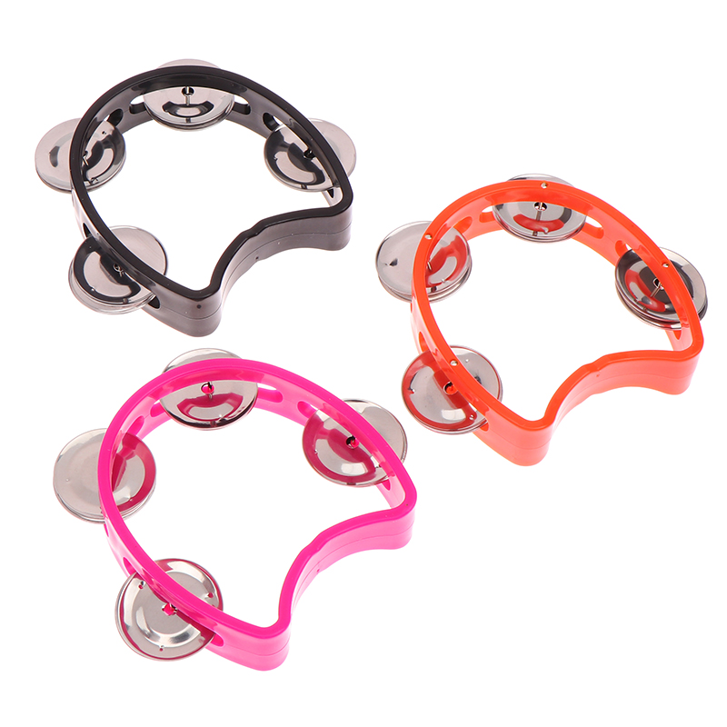 Musical Instruments Game - Kindergarten Hand-held Tambourine Metal Bells Plastic