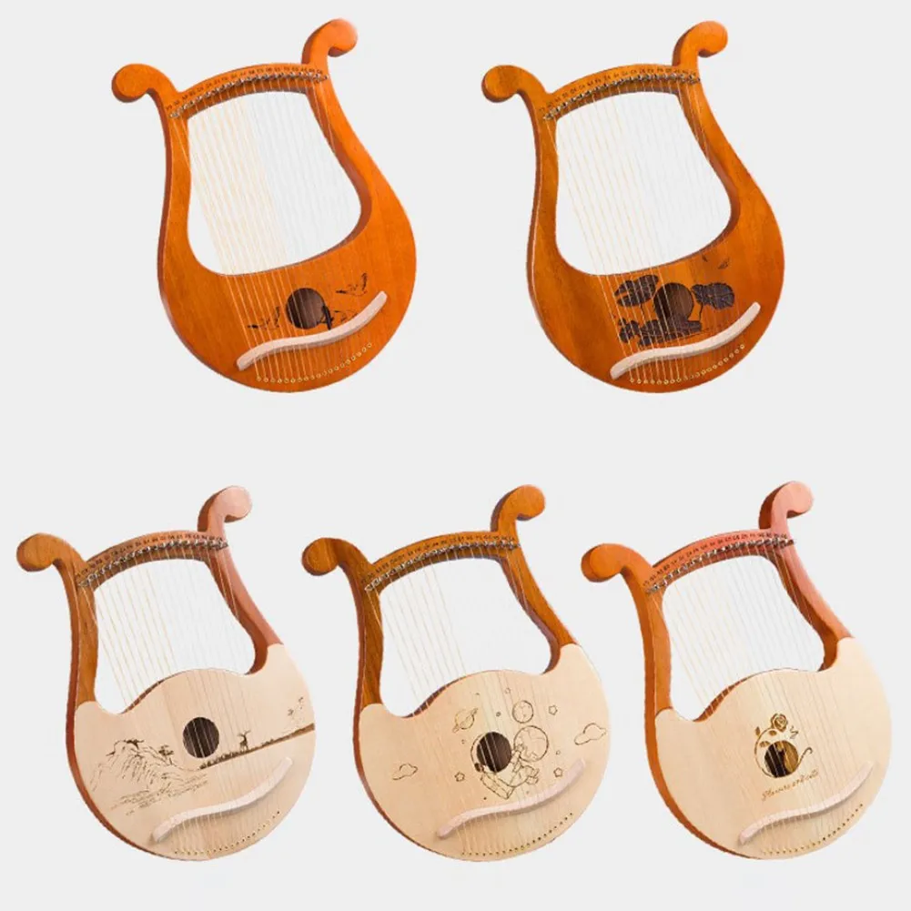 Musical Instrument Harp - High Quality 19 String Lyre Harp