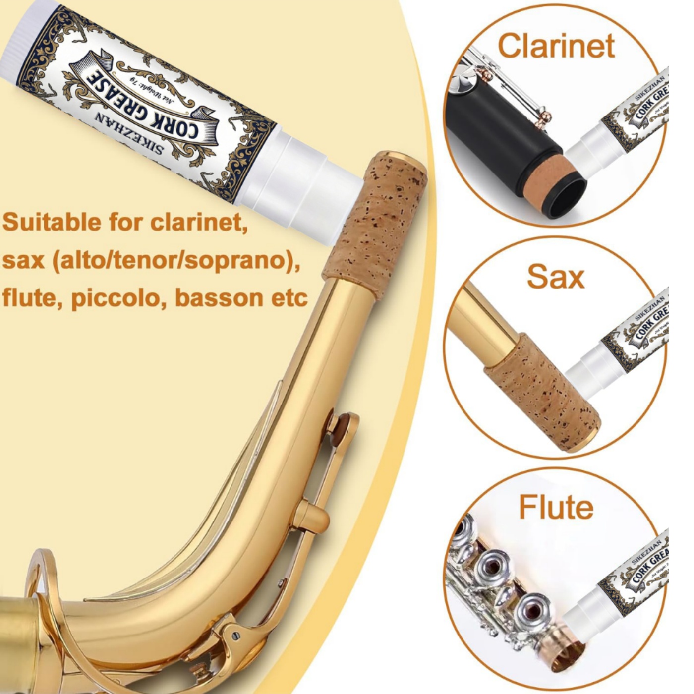 Premium Cork Grease for Clarin - Musical Instrument Bazooka review and price