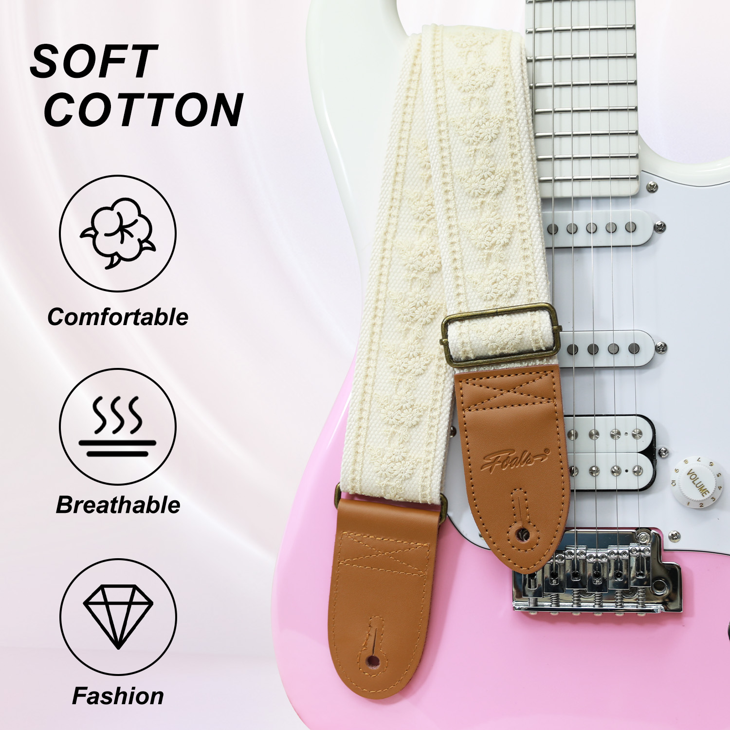 FOALS Guitar Straps Folk Bass  - Musical Instrument Note review and price