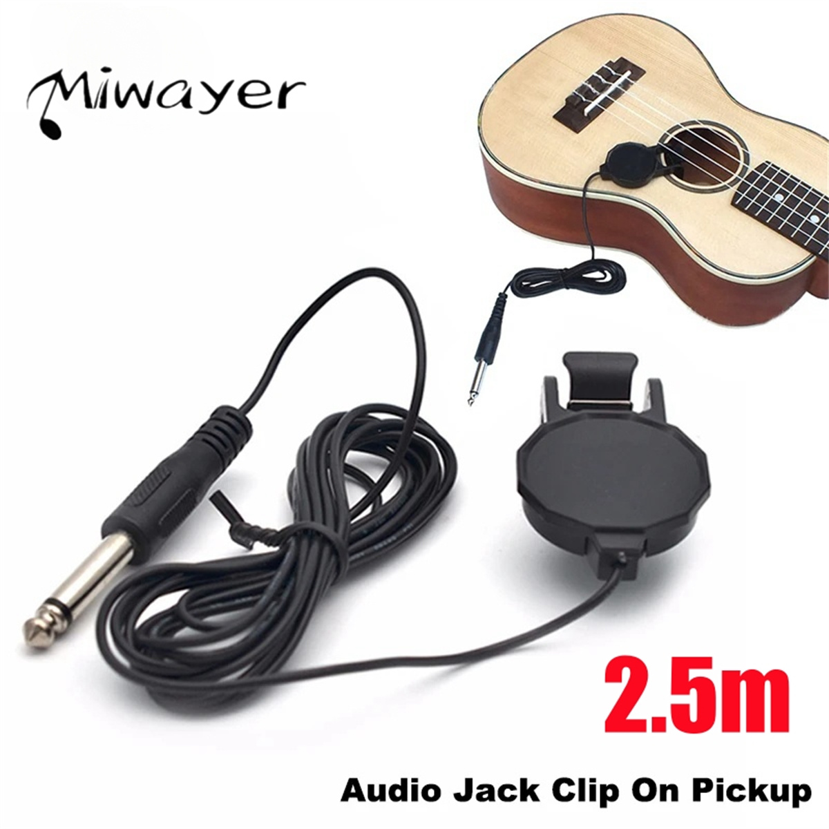 Audio Jack Clip On Pickup for  - Musical Instrument Note review and price
