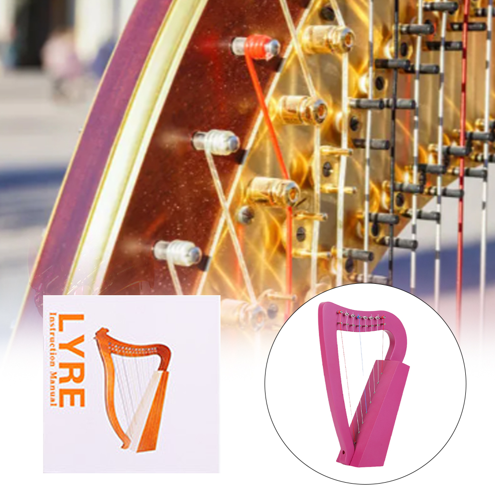 8 Strings Lyre Harp Solid Wood - Musical Instrument Harp review and price