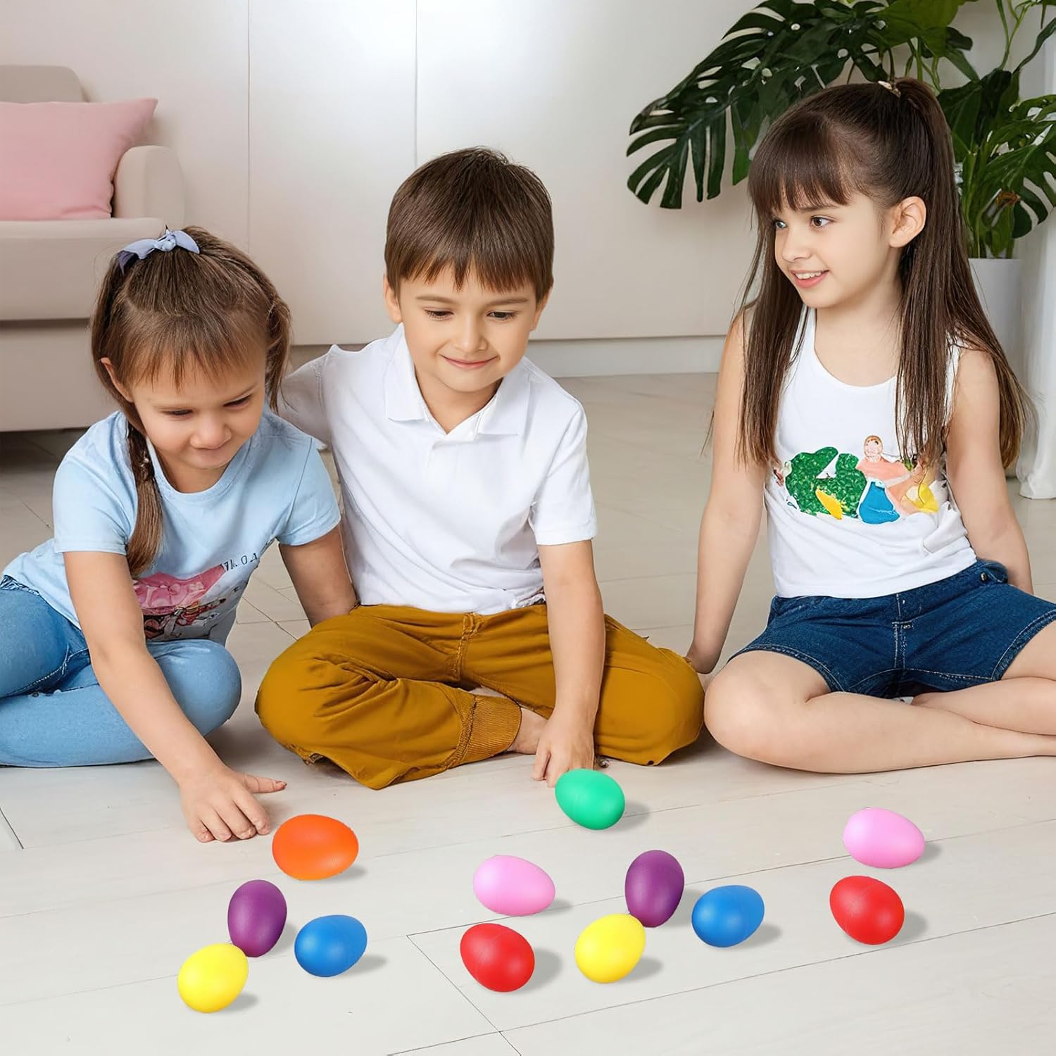 2Pcs Plastic Egg Shakers Percu - Musical Instruments Game review and price