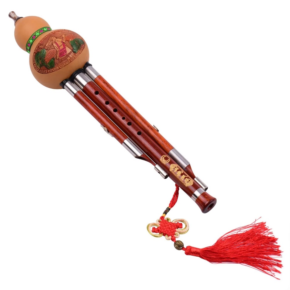 3-Tone C Key Hulusi Gourd Flut - Musical Instrument Flute review and price