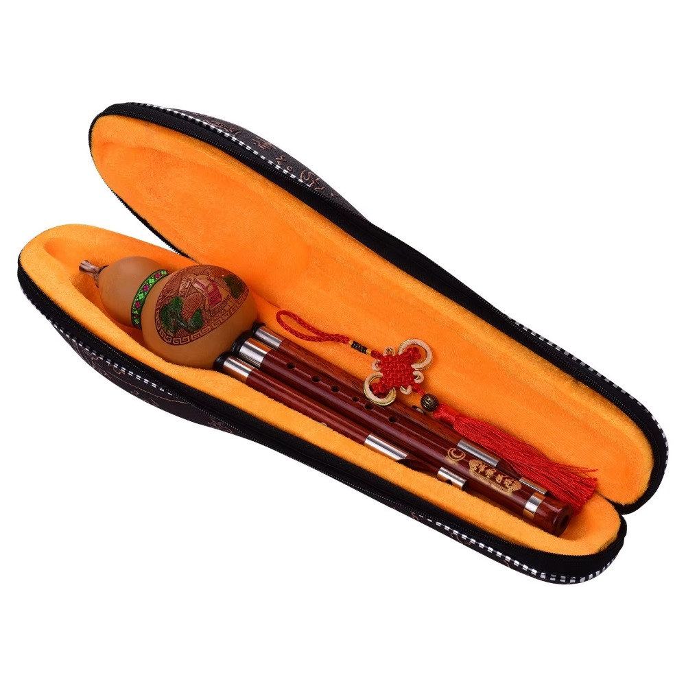 3-Tone C Key Hulusi Gourd Flut - Musical Instrument Flute review and price