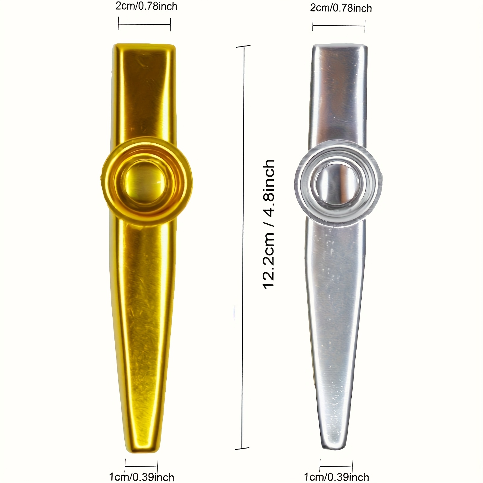 7pcs Metal Kazoos Simple Desig - Musical Instrument Note review and price