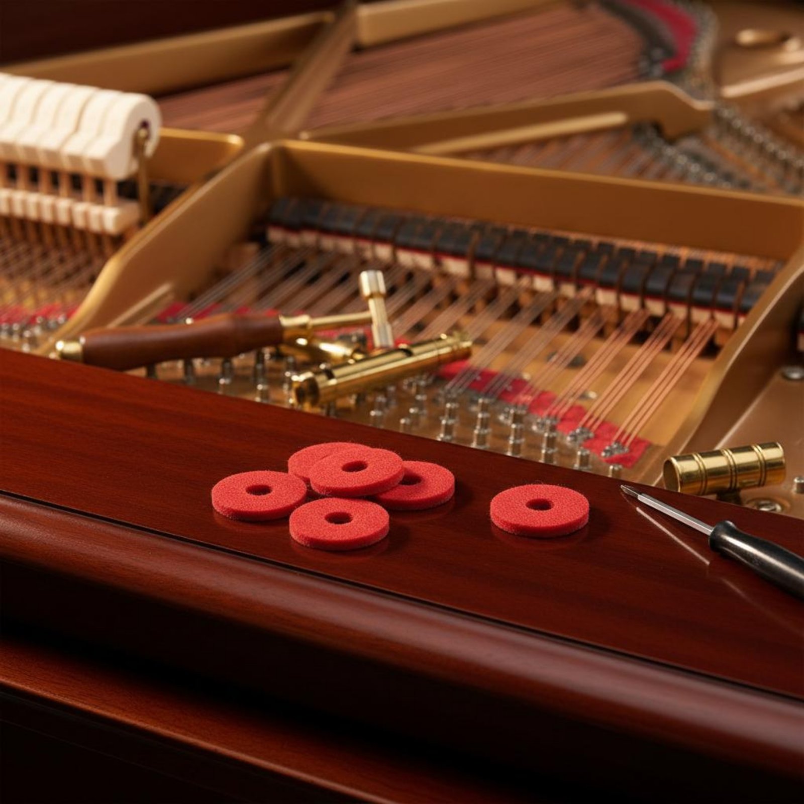 Red Piano Key Washer Small Rou - Musical Instrument Long review and price