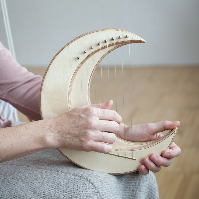 Portable Harp 15-string Lyre B - Musical Instrument Harp review and price
