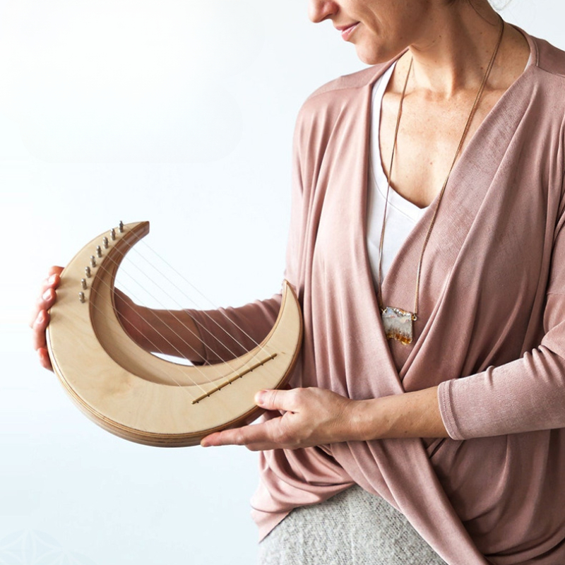 Portable Harp 15-string Lyre B - Musical Instrument Harp review and price
