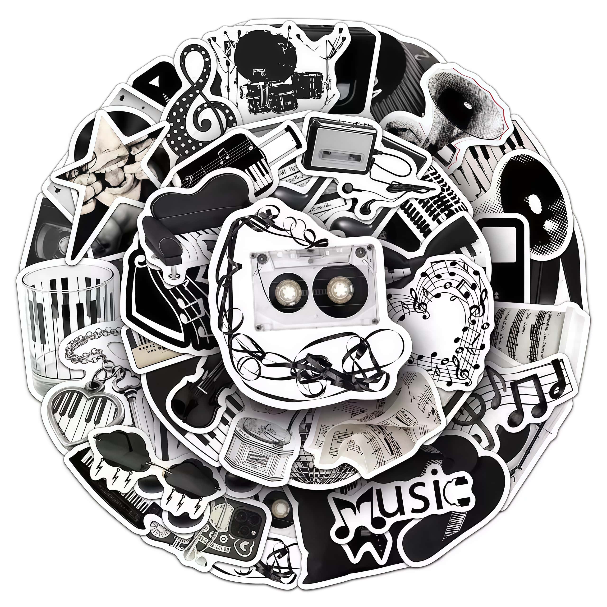 50Pcs Black White Musical Inst - Musical Instrument Tabla review and price
