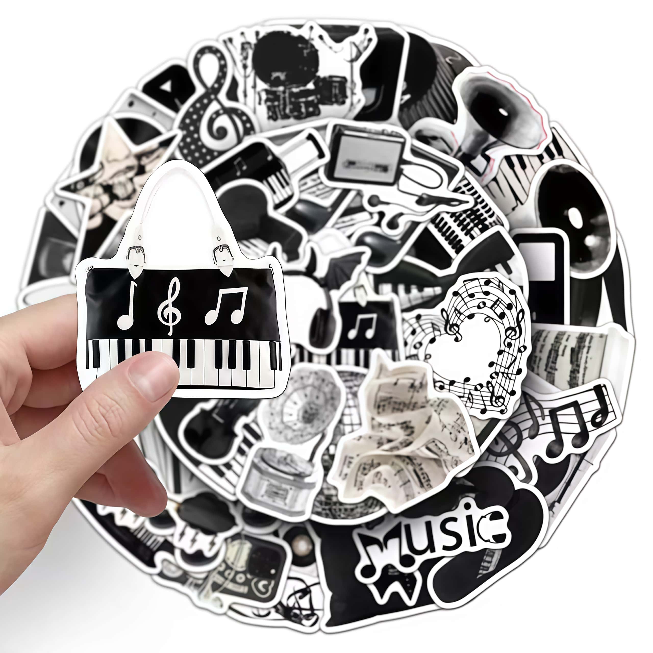 50Pcs Black White Musical Inst - Musical Instrument Tabla review and price