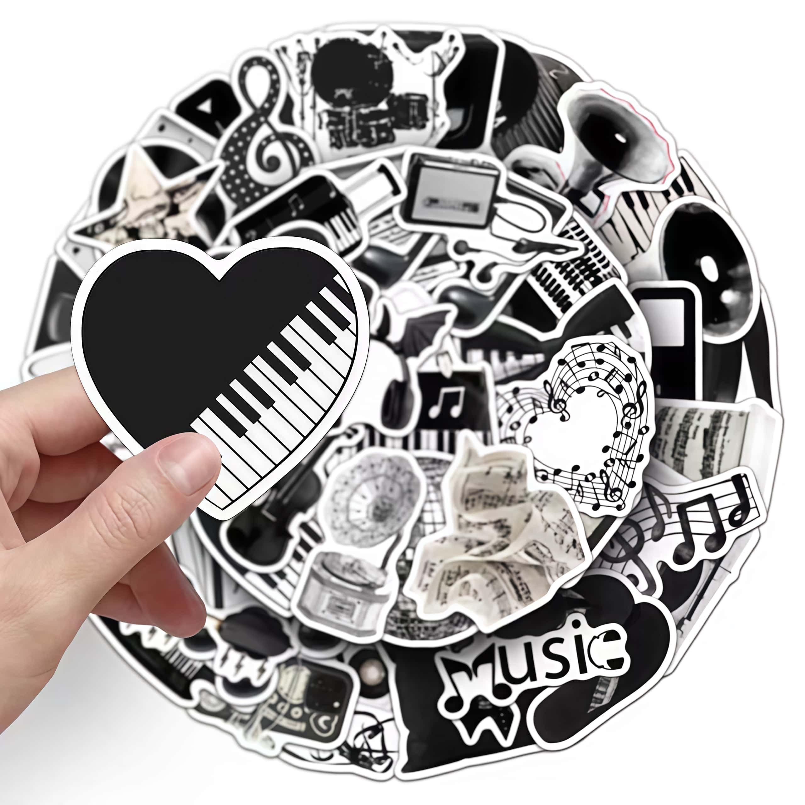 50Pcs Black White Musical Inst - Musical Instrument Tabla review and price