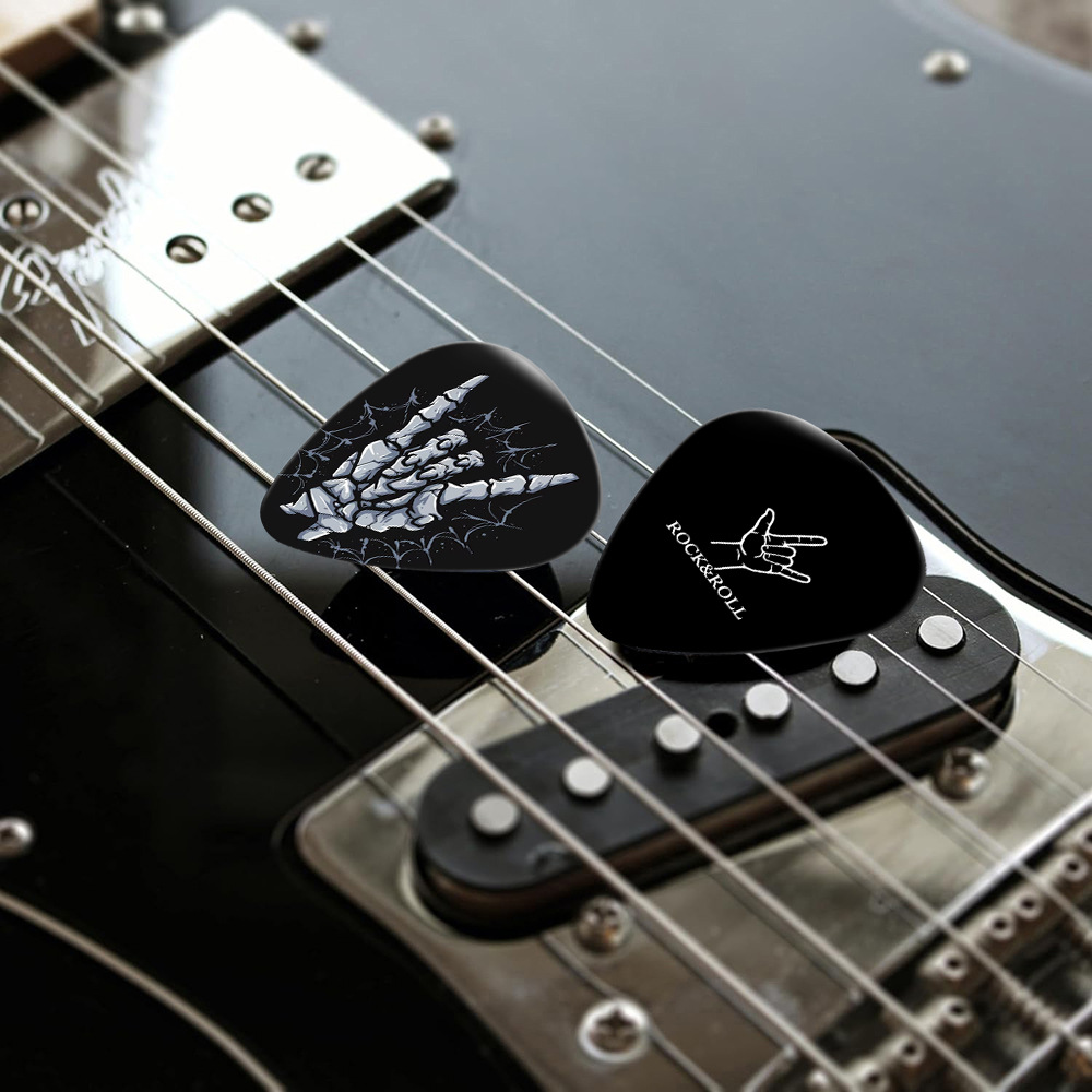 12 Pieces Guitar Picks 0.46mm  - Musical Instrument Note review and price