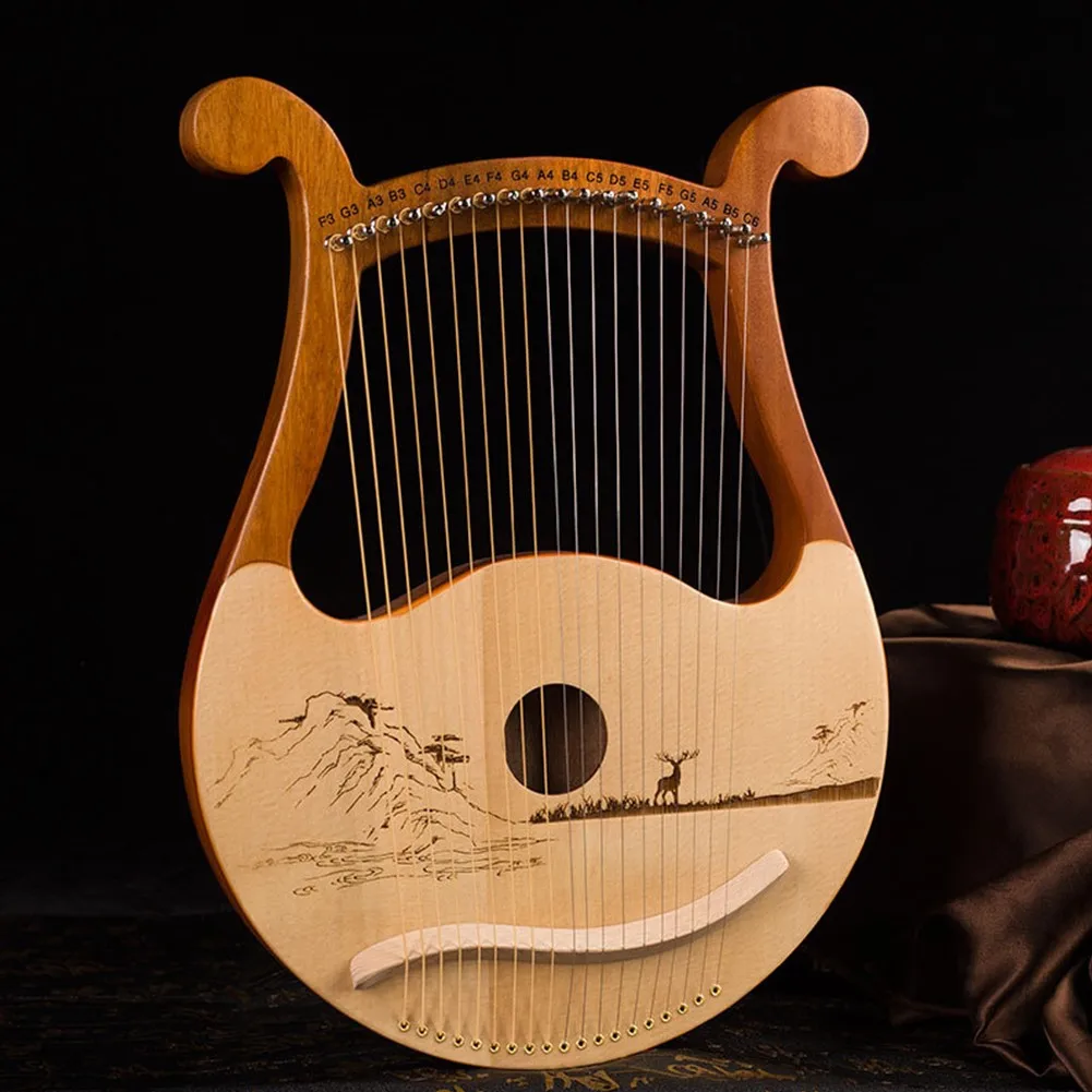 High Quality 19 String Lyre Ha - Musical Instrument Harp review and price