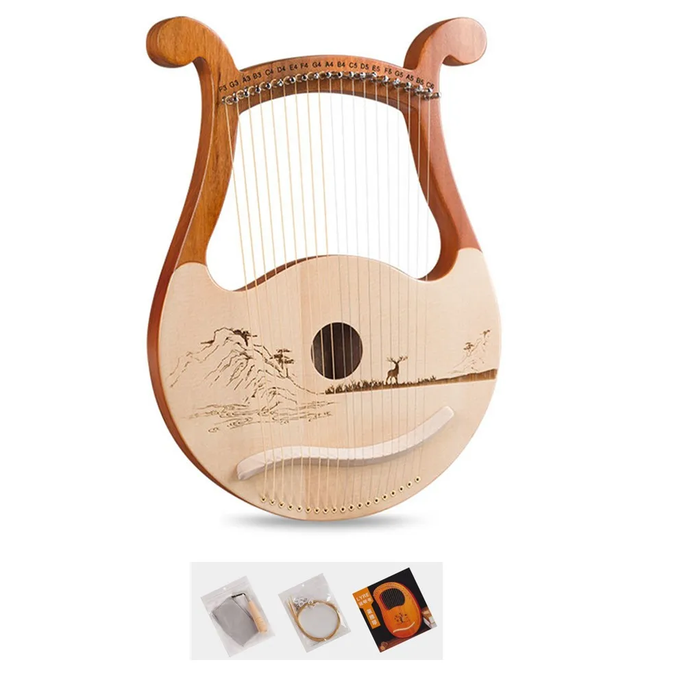 High Quality 19 String Lyre Ha - Musical Instrument Harp review and price